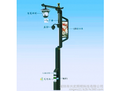 興武照明智慧燈桿智慧路燈LED智能路燈景觀燈帶充電樁監控及5G基站載體